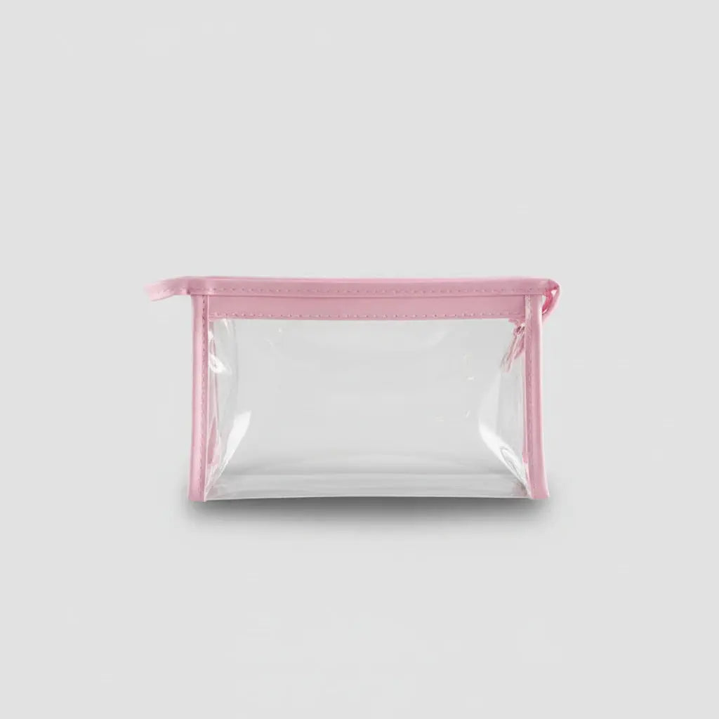Trousse de toilette transparente en PVC