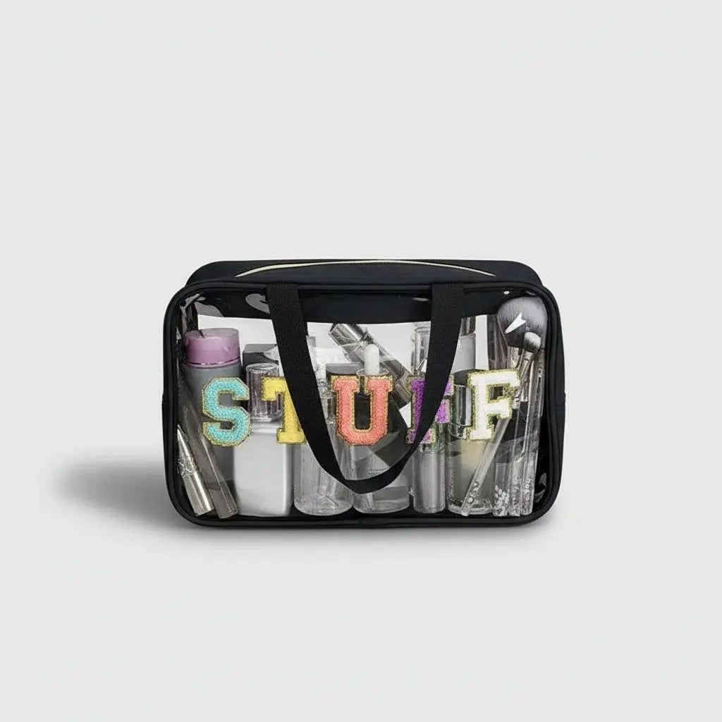 Trousse de toilette transparente grande capacité