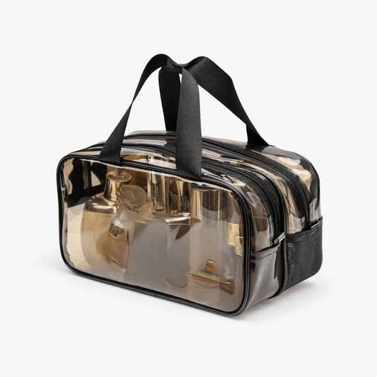 Trousse de toilette transparente PVC – Sec/Humide 