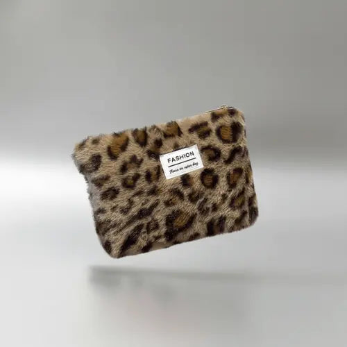 Trousse maquillage léopard – Pochette douce & tendance