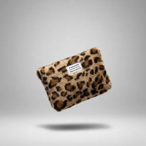 Trousse maquillage léopard – Pochette douce & tendance