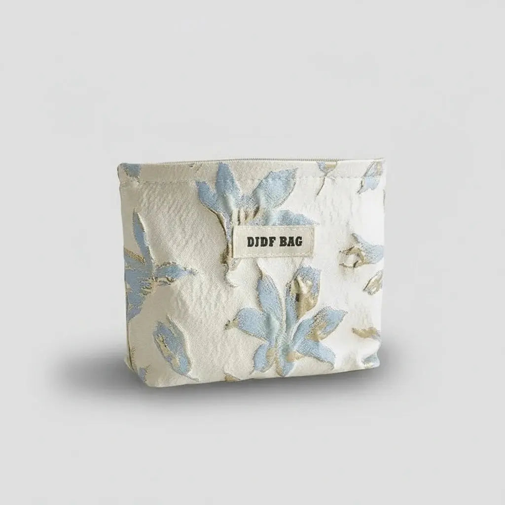 Trousse toilette femme florale – grande capacité chic