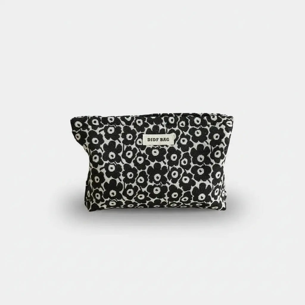 Trousse toilette femme florale – grande capacité chic