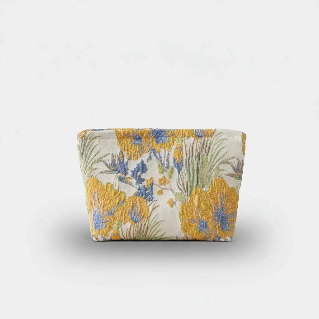 Trousse toilette femme florale – grande capacité chic