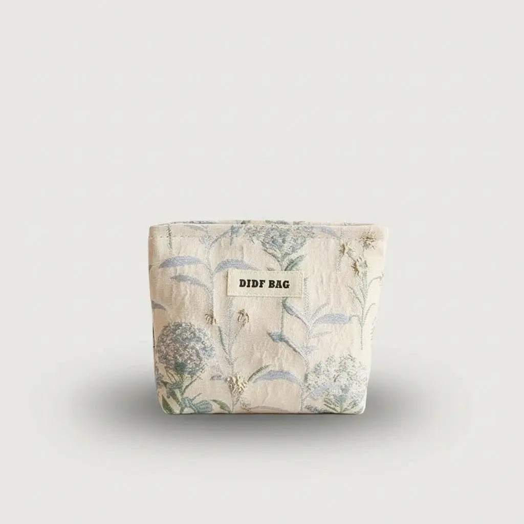 Trousse toilette femme florale – grande capacité chic