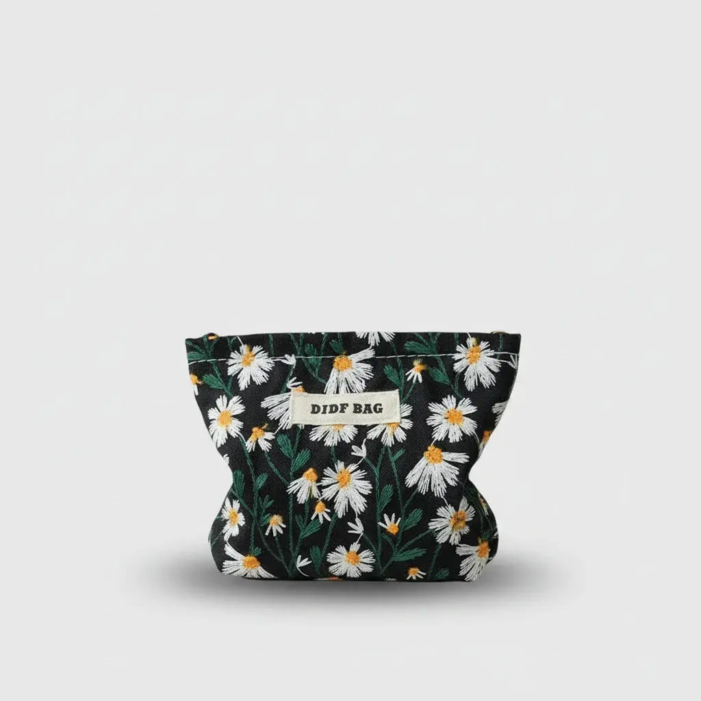 Trousse toilette femme florale – grande capacité chic