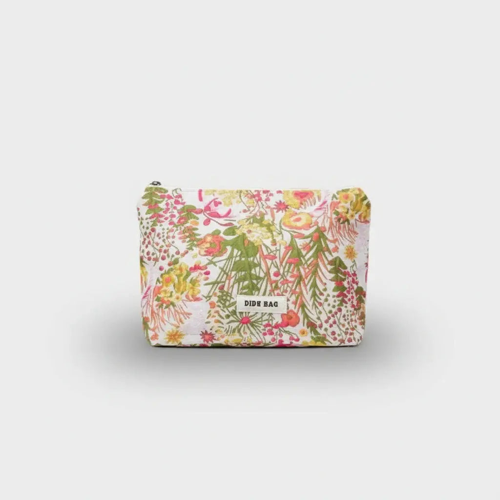 Trousse toilette femme florale – grande capacité chic