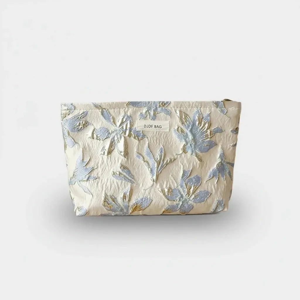 Trousse toilette femme florale – grande capacité chic