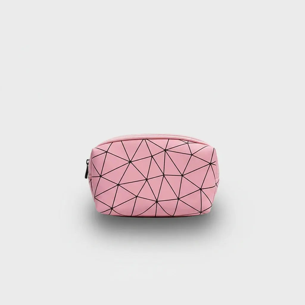 Trousse toilette femme géométrique – élégante & pratique