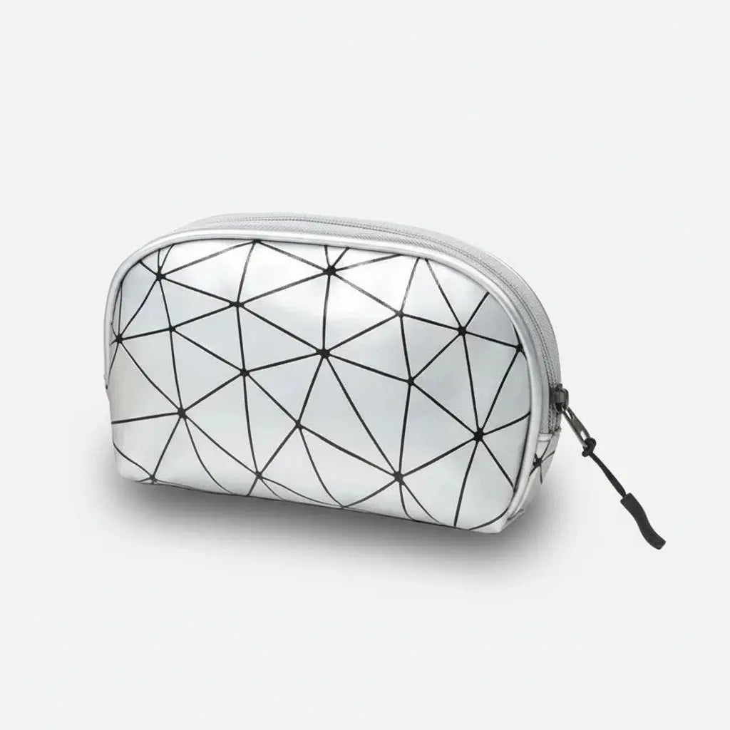 Trousse toilette femme géométrique – élégante & pratique