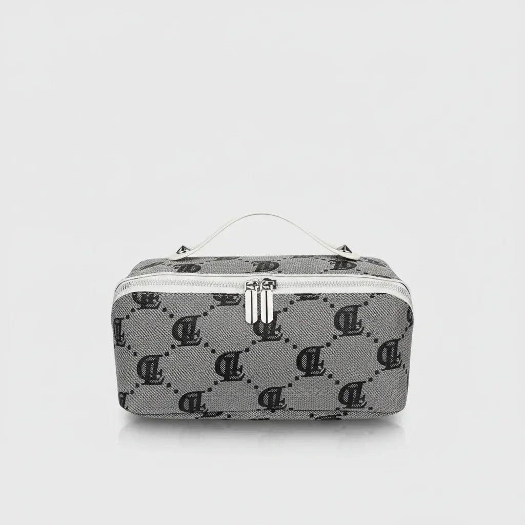 Trousse toilette femme PU imprimé luxe – chic