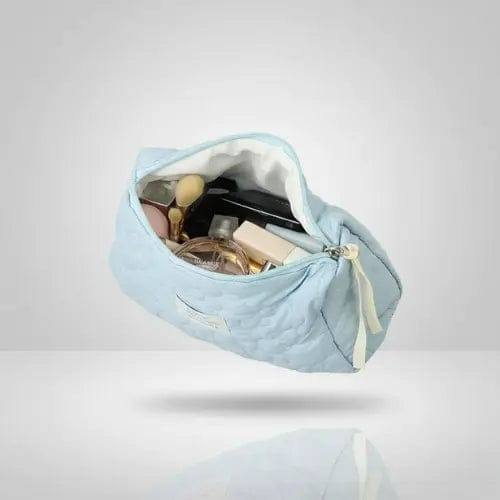 Trousse toilette matelassée – Grande capacité & design floral