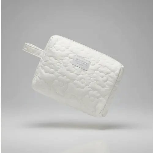 Trousse toilette matelassée – Grande capacité & design floral