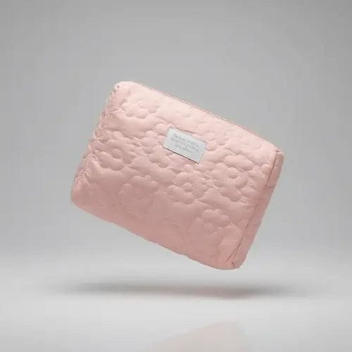 Trousse toilette matelassée – Grande capacité & design floral